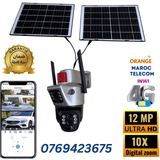 Caméra solaire 4G Arvadis à deux objectifs