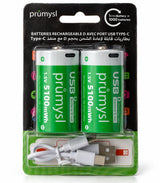 Batteries rechargeables Rashacell USB-C 1,5 V — lot de 2 — main